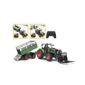 HUINA - Trattore RC 1/24 con forche fieno e carrel