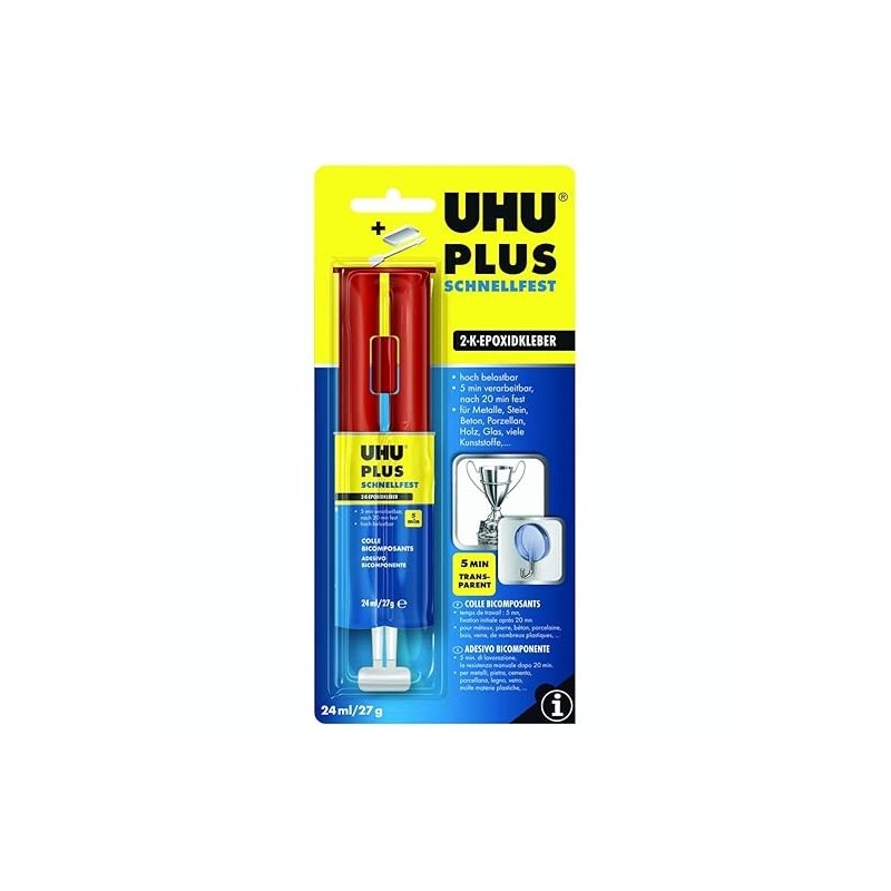 UHU -  PLUS 15+15 ml colla epoxi 5 min