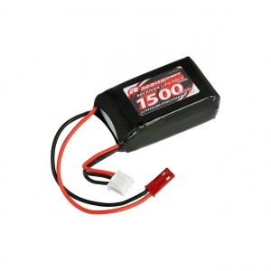Robitronic - Batteria Lipo 1500mAh AAA Hump Size f