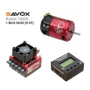 Savox - Combo ESC (RAZOR 160A) + PROG. CARD + BLH-