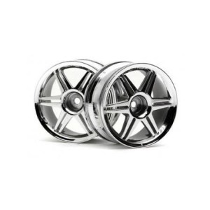 HPI - CERCHIO 12 RAZZE CORSA 26MM CROMO (3mm OFFSE