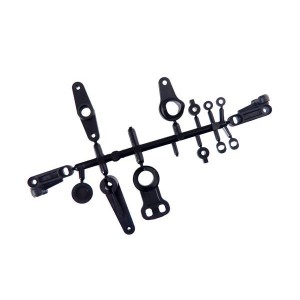 Mugen Seiki - kit plastiche salvaservo + SQUADRETT