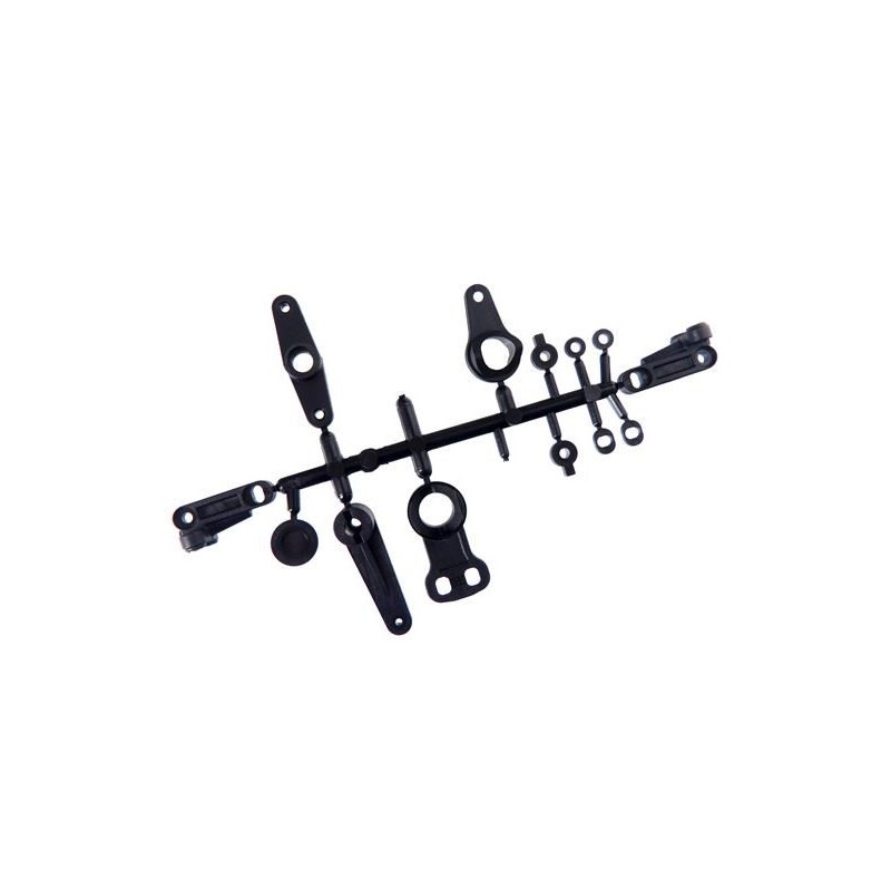 Mugen Seiki - kit plastiche salvaservo + SQUADRETT