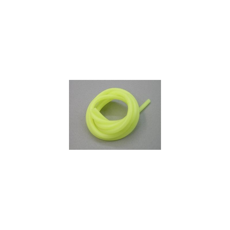Tubo per miscela Glow silicone giallo 2,5x5,5x1000